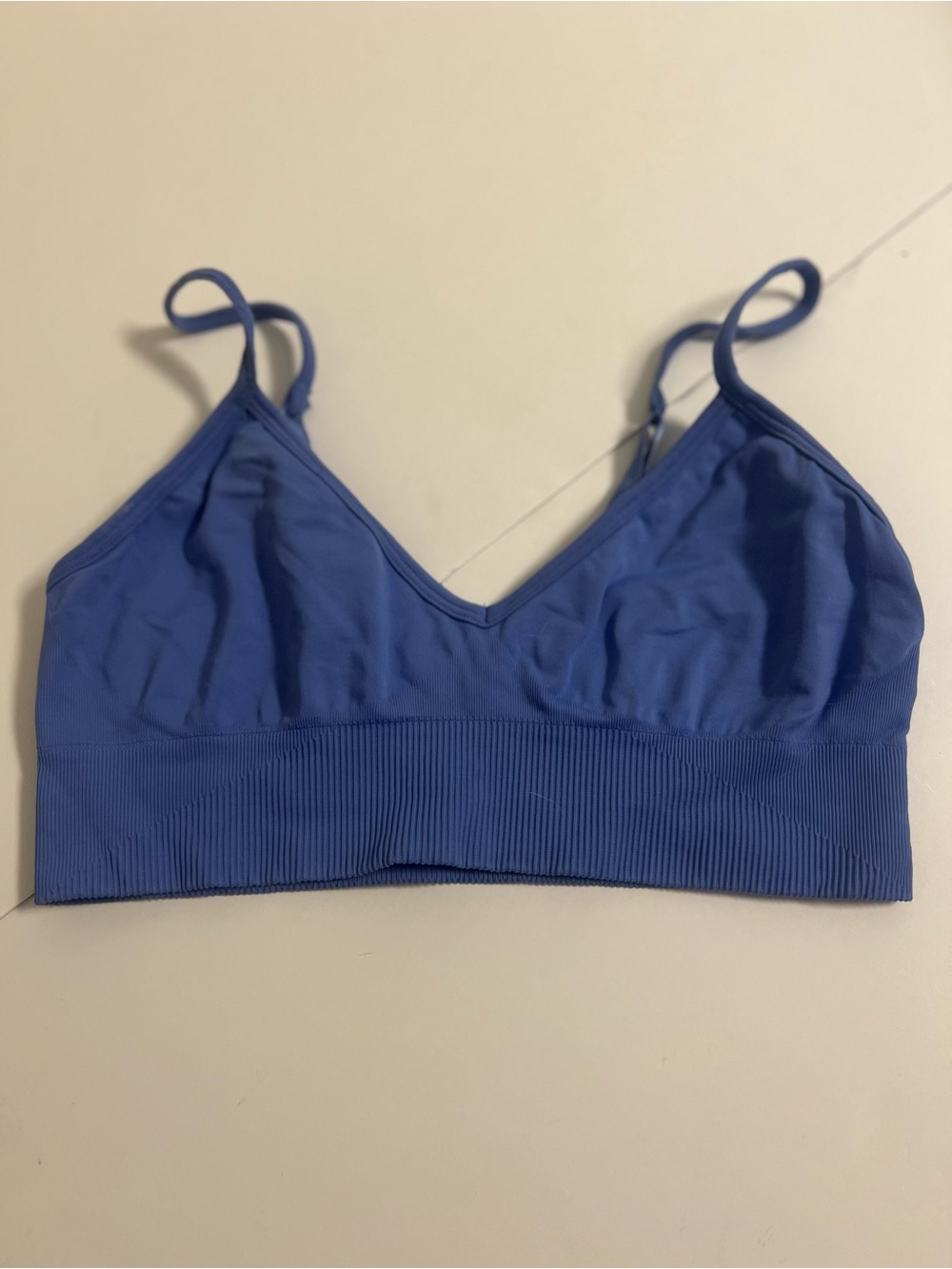 lululemon athletica V-Neck Support Bralette in Blue